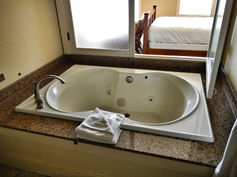 Next level spa tub at the resort at Port Ludlow