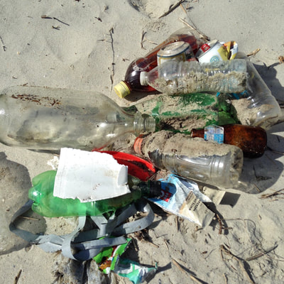 #Oceanplastic on a paddle route along the Crystal Coast in North Carolina