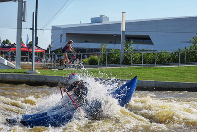 Whitewater, bikes, and bars at the Paddlesports retailer in Oklahoma City
