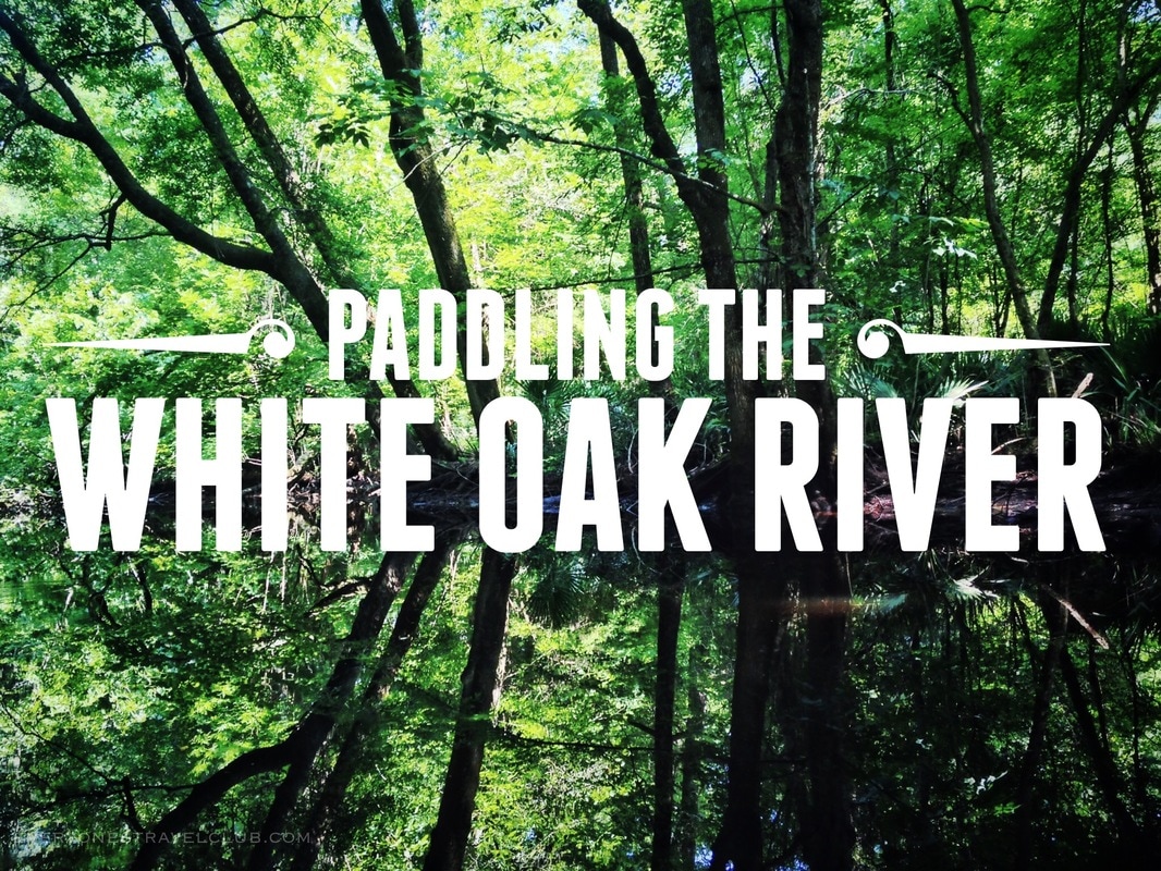 Paddling the White Oak River from Maysville to Long Point, North Carolina.