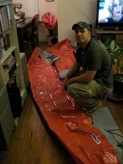 Packing up our Innova inflatable kayaks for Miami.