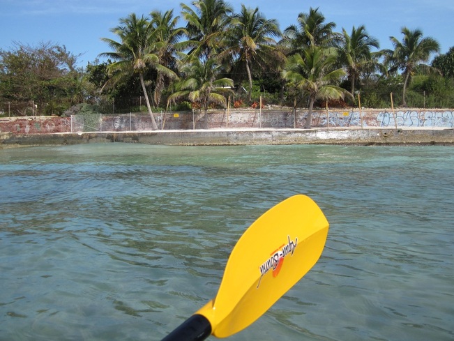 Kayaking the waterfront in Key West, Florida