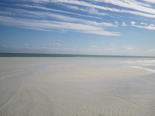 The beach at Bahia Honda State Park in the Florida Keys