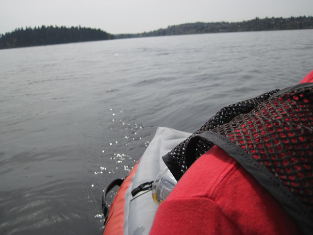 Circumnavigating Mercer Island via inflatable kayak