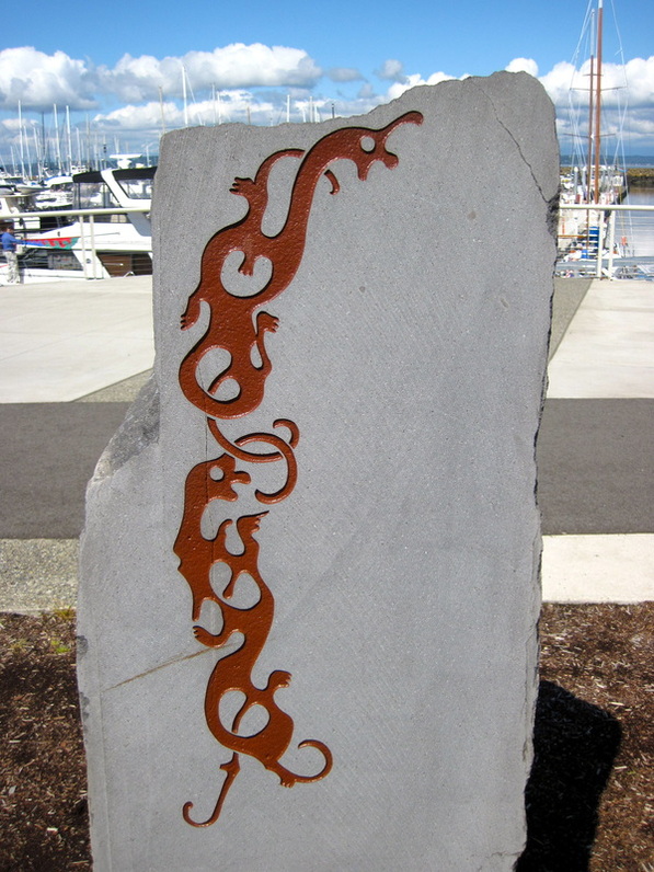 The Scandinavian Memorial at the Shilshole Marina in Seattle