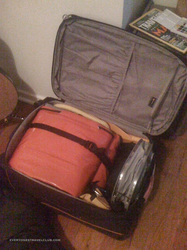 Packing the Innova Helios 2 into our carry-on luggage for trips abroad.
